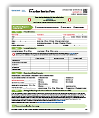 oncology prescriber service form
