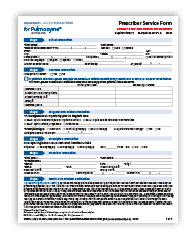 pulmozyme prescriber service form
